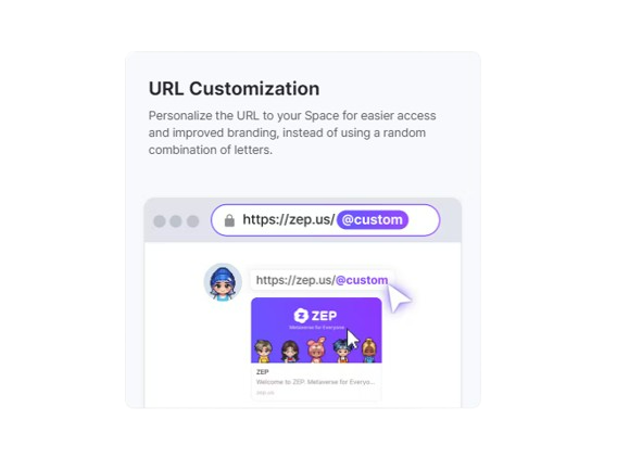 You can even customize your url.