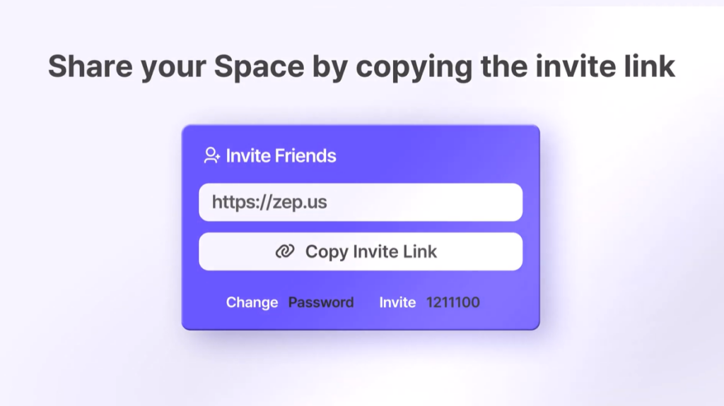 All you need to do is just copy the invite link.